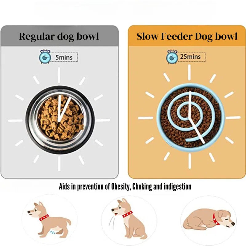 0.8 Cups Anti-Skid Slow Feeder